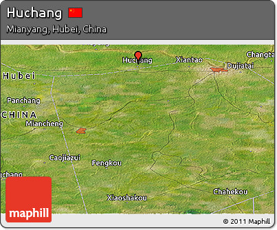 Satellite Panoramic Map of Huchang