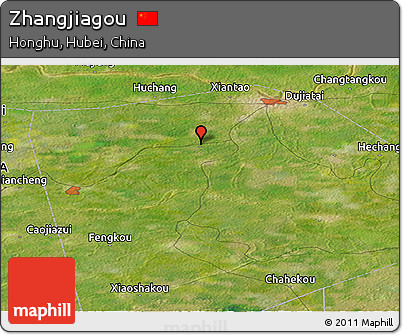 Satellite Panoramic Map of Zhangjiagou