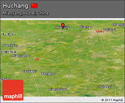 Satellite Panoramic Map of Huchang