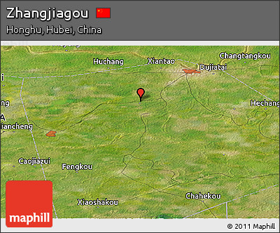 Satellite Panoramic Map of Zhangjiagou