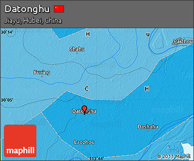 Political Map of Datonghu