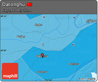 Political Map of Datonghu