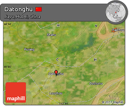 Satellite Map of Datonghu