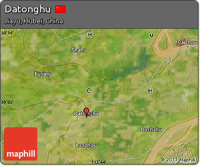 Satellite Map of Datonghu