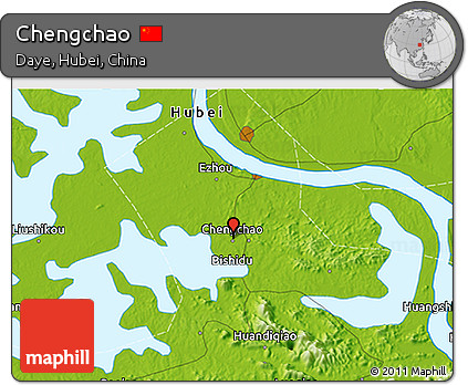 Physical 3D Map of Chengchao