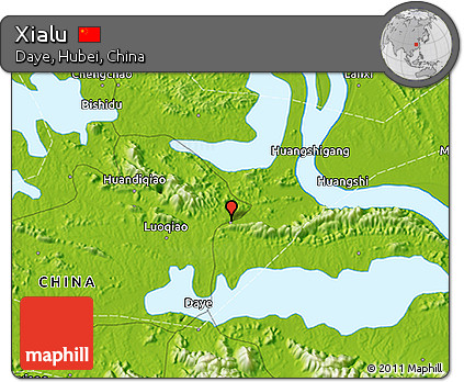 Physical 3D Map of Xialu