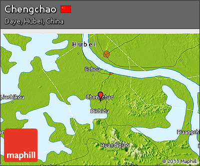 Physical 3D Map of Chengchao