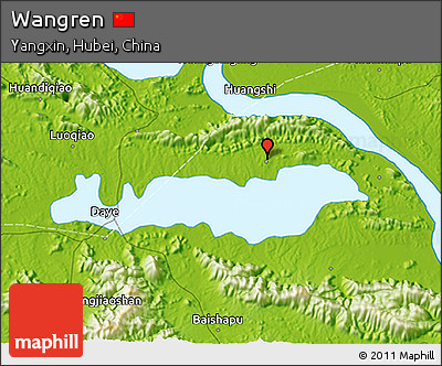 Physical 3D Map of Wangren