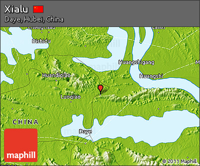 Physical 3D Map of Xialu