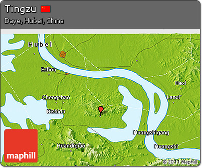 Physical 3D Map of Tingzu