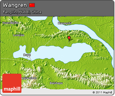 Physical 3D Map of Wangren