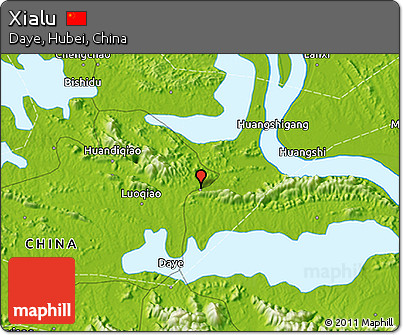Physical 3D Map of Xialu