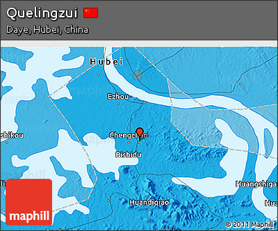Political 3D Map of Quelingzui