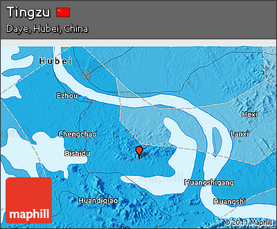 Political 3D Map of Tingzu