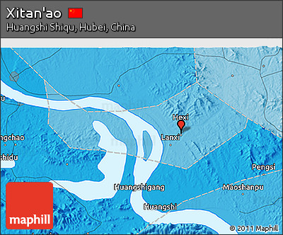 Political 3D Map of Xitan'ao