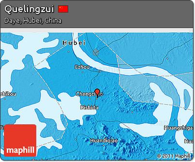 Political 3D Map of Quelingzui