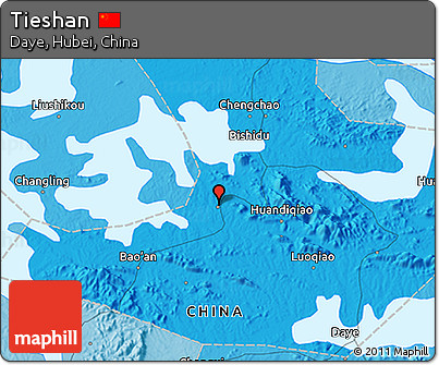 Political 3D Map of Tieshan