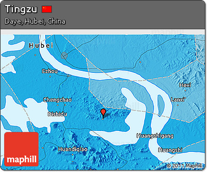 Political 3D Map of Tingzu