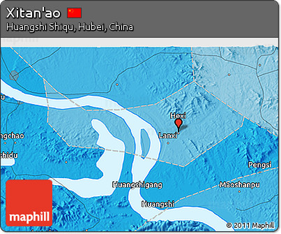 Political 3D Map of Xitan'ao