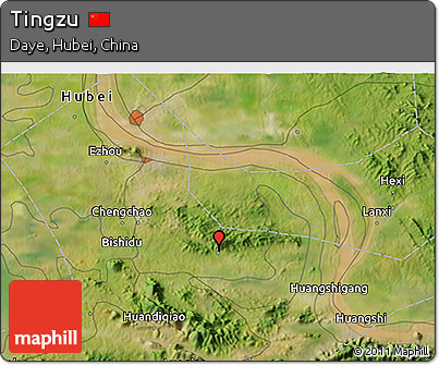 Satellite 3D Map of Tingzu