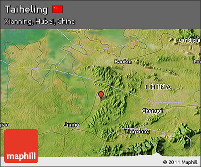 Satellite 3D Map of Taiheling