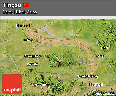 Satellite 3D Map of Tingzu