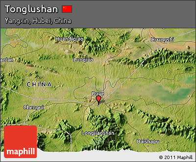 Satellite 3D Map of Tonglushan