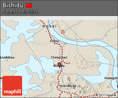 Shaded Relief 3D Map of Bishidu