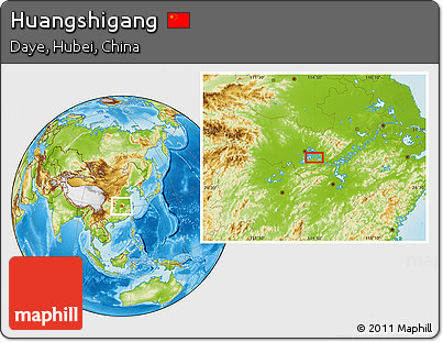 Physical Location Map of Huangshigang
