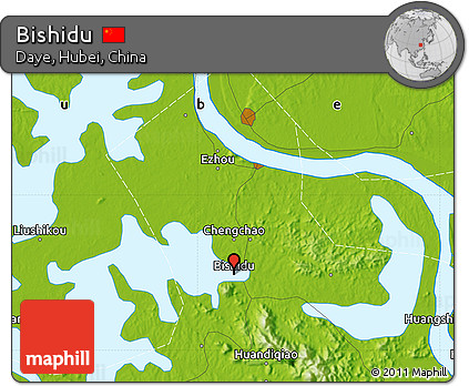 Physical Map of Bishidu