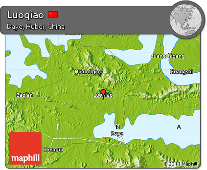 Physical Map of Luoqiao