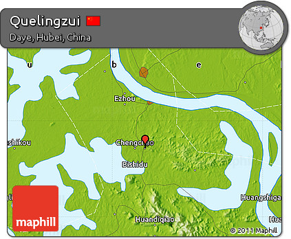 Physical Map of Quelingzui