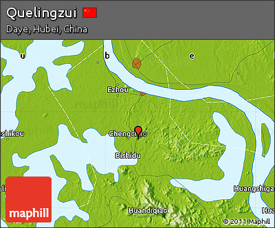 Physical Map of Quelingzui