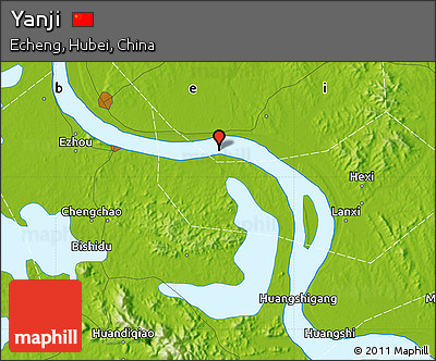 Physical Map of Yanji