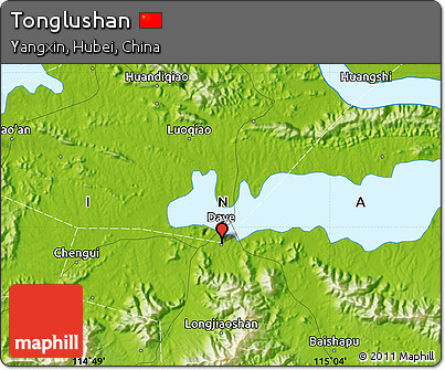 Physical Map of Tonglushan