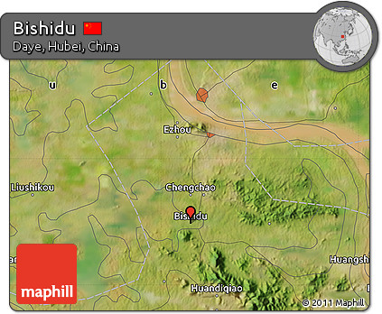 Satellite Map of Bishidu