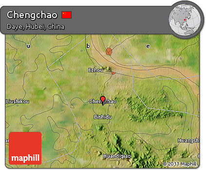 Satellite Map of Chengchao