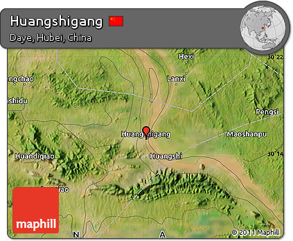 Satellite Map of Huangshigang