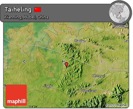 Satellite Map of Taiheling