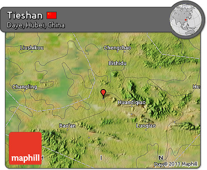 Satellite Map of Tieshan