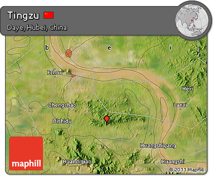 Satellite Map of Tingzu
