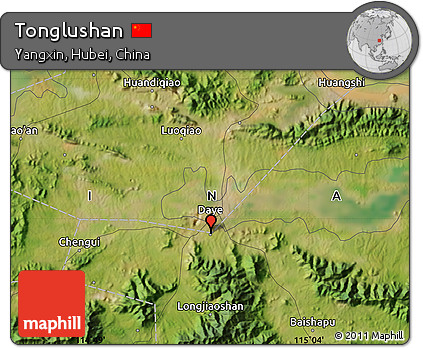 Satellite Map of Tonglushan