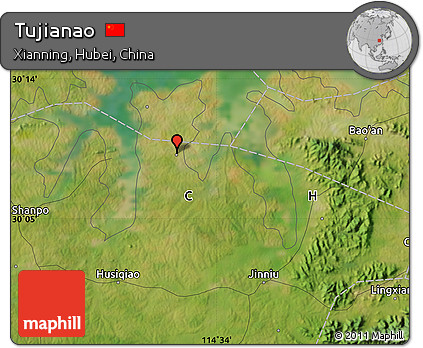 Satellite Map of Tujianao