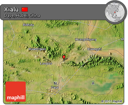 Satellite Map of Xialu