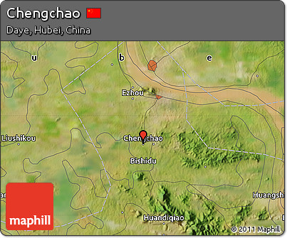 Satellite Map of Chengchao