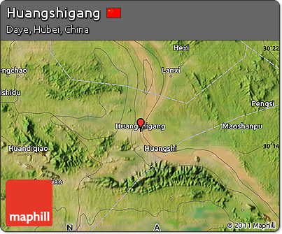 Satellite Map of Huangshigang