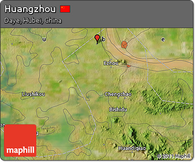 Satellite Map of Huangzhou