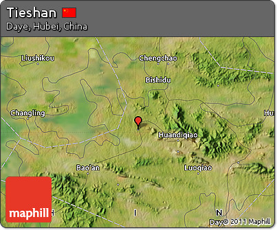 Satellite Map of Tieshan