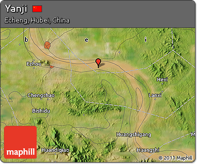 Satellite Map of Yanji