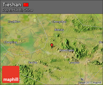 Satellite Map of Tieshan